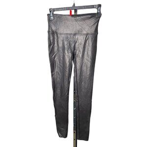 Spanx by Sara Blakely Faux Leather Leggings S/P Size Black